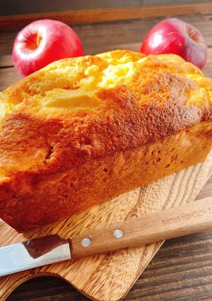 HMで簡単！りんごたっぷりパウンドケーキ-レシピのメイン写真