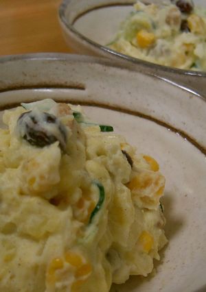 サラダ ~お豆のカレー味 ポテトサラダ~-レシピのメイン写真