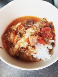 鯖&ホールトマト♡チーズ味噌汁♡-レシピのメイン写真