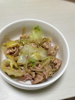 白菜の漬物と豚肉の炒め物-レシピのメイン写真