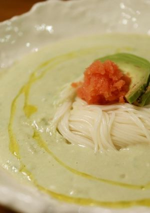 アボカド豆乳そうめん-レシピのメイン写真