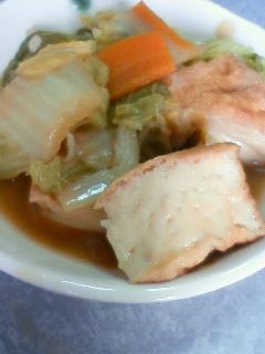 白菜と厚揚げの煮物-レシピのメイン写真