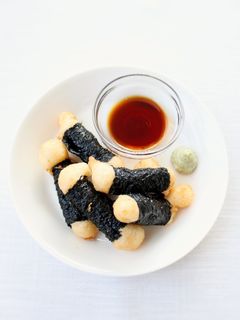 モチふわ【山芋(やまと芋)の磯辺揚げ】-レシピのメイン写真