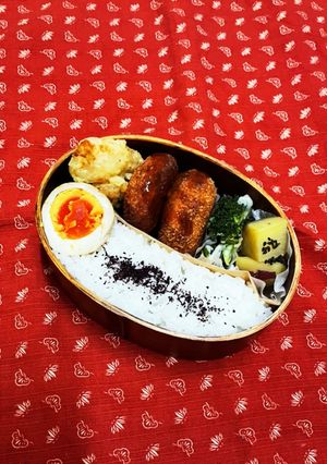 11/8 鮭メンチ弁当-レシピのメイン写真