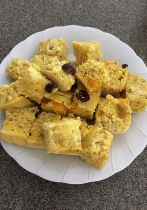 かぼちゃとレーズンのオートミール蒸しパン-レシピのメイン写真