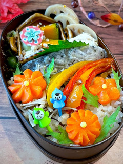 霜月8 さわらバジルにんにく JK弁当-レシピのメイン写真