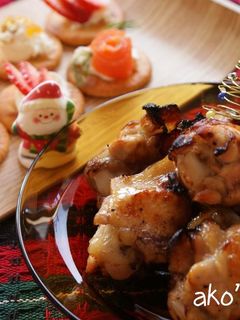 クリスマスチキン☆ハニー白ワイン風味-レシピのメイン写真