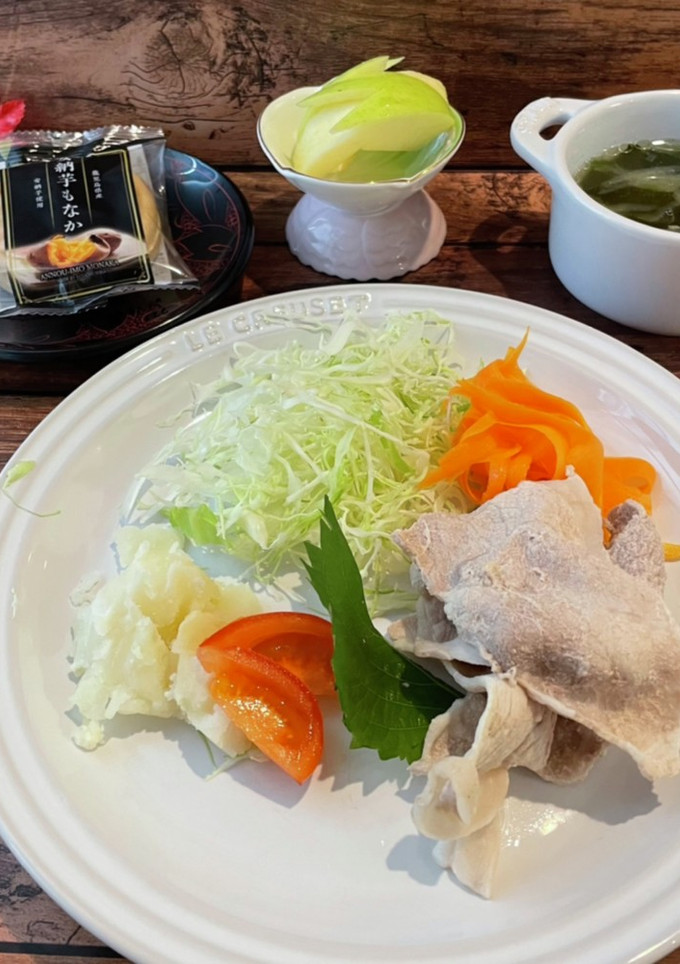 霜月８　献立　ゆで豚と作り置き-レシピのメイン写真