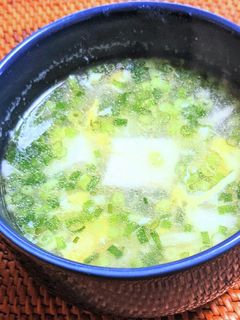 豆富と青ネギの卵スープ-レシピのメイン写真