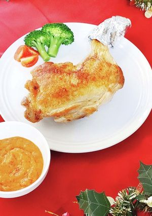 ローストチキン（トマトセサミソース）-レシピのメイン写真
