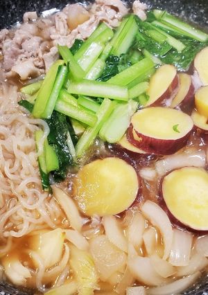 さつまいもの肉じゃが-レシピのメイン写真