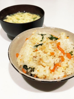 作業10分【大葉・白だしの炊き込みご飯】-レシピのメイン写真