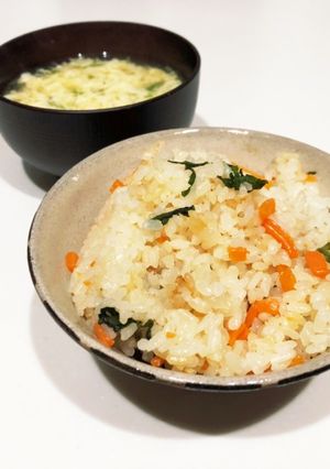 作業10分【大葉・白だしの炊き込みご飯】-レシピのメイン写真