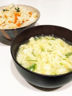 5分でトロトロ【白だしのかきたま汁】-レシピのメイン写真