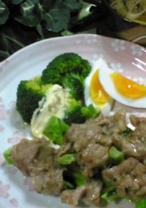 ブロッコリーのしょうが焼き巻き-レシピのメイン写真