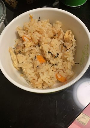 ひじき油揚げのツナ炊き込みご飯-レシピのメイン写真