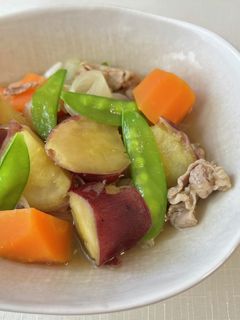 ほくほく♪さつまいもの肉じゃが-レシピのメイン写真
