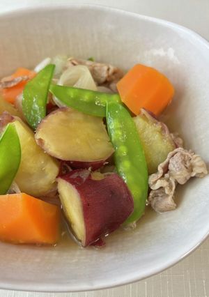 ほくほく♪さつまいもの肉じゃが-レシピのメイン写真