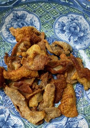 ビールに♪鳥皮のパリパリ焼き-レシピのメイン写真