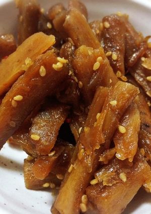 簡単おかず:ごぼうのきんぴら-レシピのメイン写真