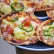 餃子の皮で簡単!ミニピザ