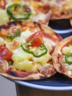 餃子の皮で簡単!ミニピザ-レシピのメイン写真