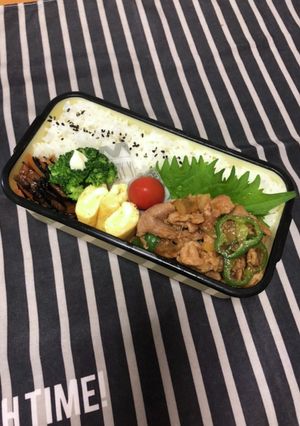 男子高校生弁当11/9豚こま肉の焼肉弁当-レシピのメイン写真