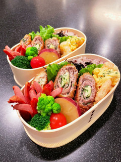 高校生弁当 シソとチーズ入りかつ弁当-レシピのメイン写真