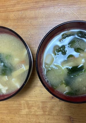 時短減塩みそ汁(平日編)-レシピのメイン写真
