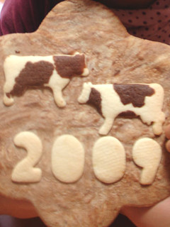 年賀　★　牛クッキー-レシピのメイン写真