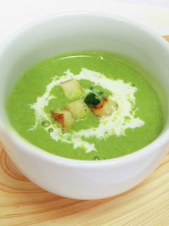 ほうれん草と豆乳のみそポタージュ-レシピのメイン写真