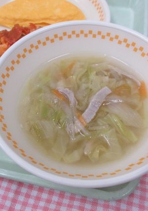 【学校給食】ジュリエンヌスープ-レシピのメイン写真