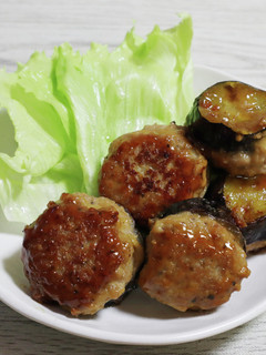 なすの照り焼きハンバーグ【JA福井県】-レシピのメイン写真