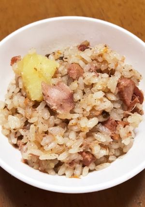 おでんの汁で簡単炊き込みご飯-レシピのメイン写真