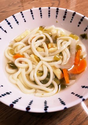 なにも思いつかない時の　白だし　うどん-レシピのメイン写真