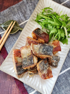 さばのにんにくじょうゆ唐揚げ-レシピのメイン写真