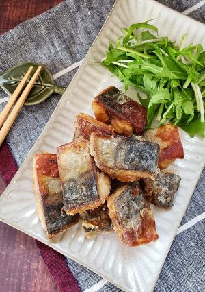 さばのにんにくじょうゆ唐揚げ-レシピのメイン写真