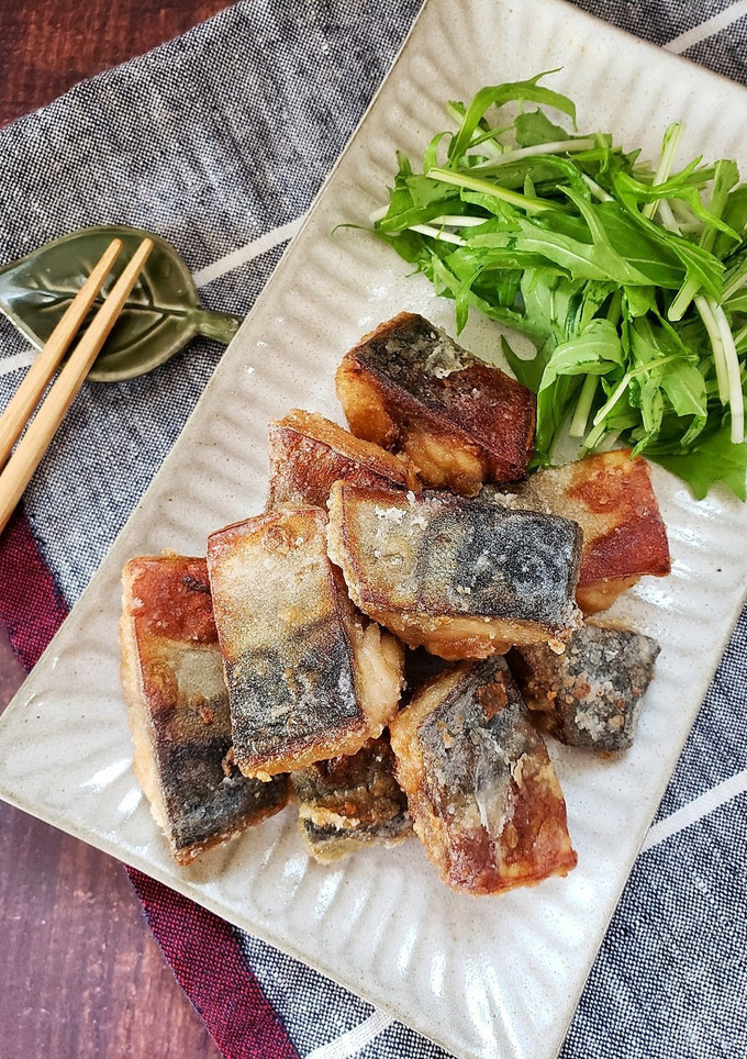 さばのにんにくじょうゆ唐揚げ-レシピのメイン写真