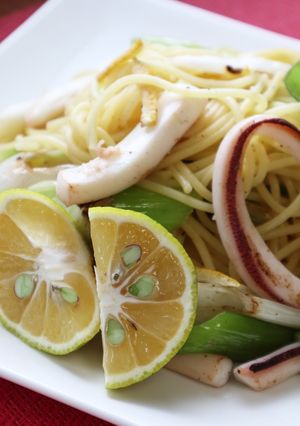イカのあごだしパスタ-レシピのメイン写真