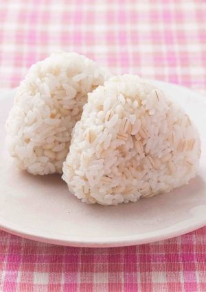 もち麦なす酢味噌おにぎり-レシピのメイン写真
