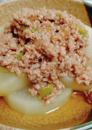 ほっこり♡大根の豚肉そぼろあんかけ-レシピのメイン写真