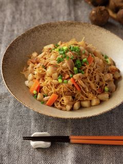 里芋のごま味噌 焼ビーフン-レシピのメイン写真