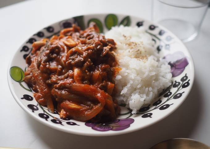 フライパン ハヤシライス 人気 トマト缶