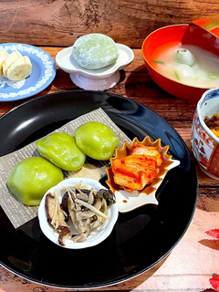 霜月9 献立 ほうれん草餃子と作り置き-レシピのメイン写真