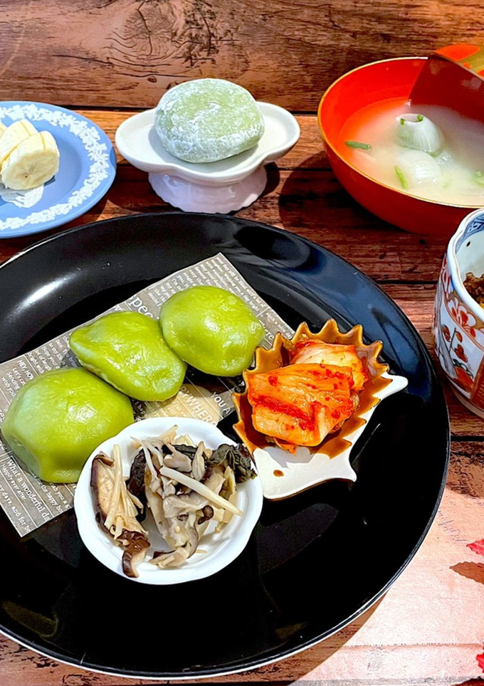 霜月９　献立　ほうれん草餃子と作り置き-レシピのメイン写真
