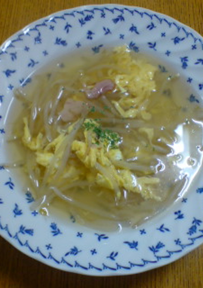 簡単おいしい♪　もやしスープ-レシピのメイン写真