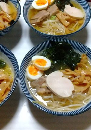自家製　塩ラーメン-レシピのメイン写真