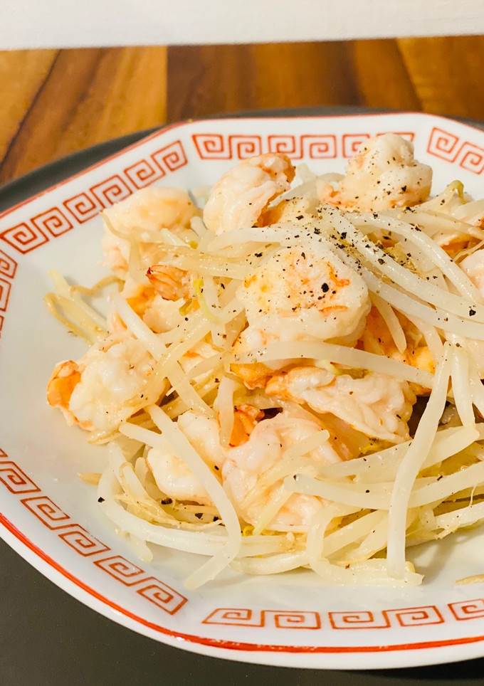 エビともやしのガーリックバター炒め-レシピのメイン写真