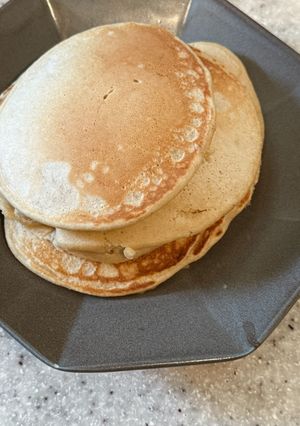 グルテンフリーバナナオーツパンケーキ-レシピのメイン写真
