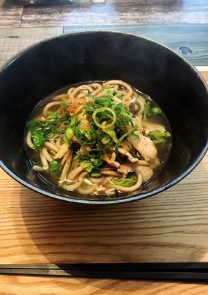 ごぼうと豚バラのちょい辛蕎麦-レシピのメイン写真
